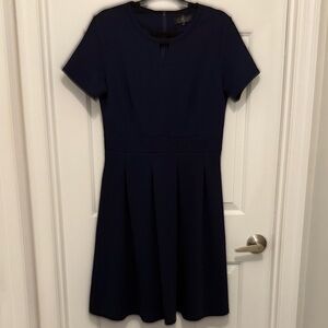 Chic Navy Blue Mini Dress